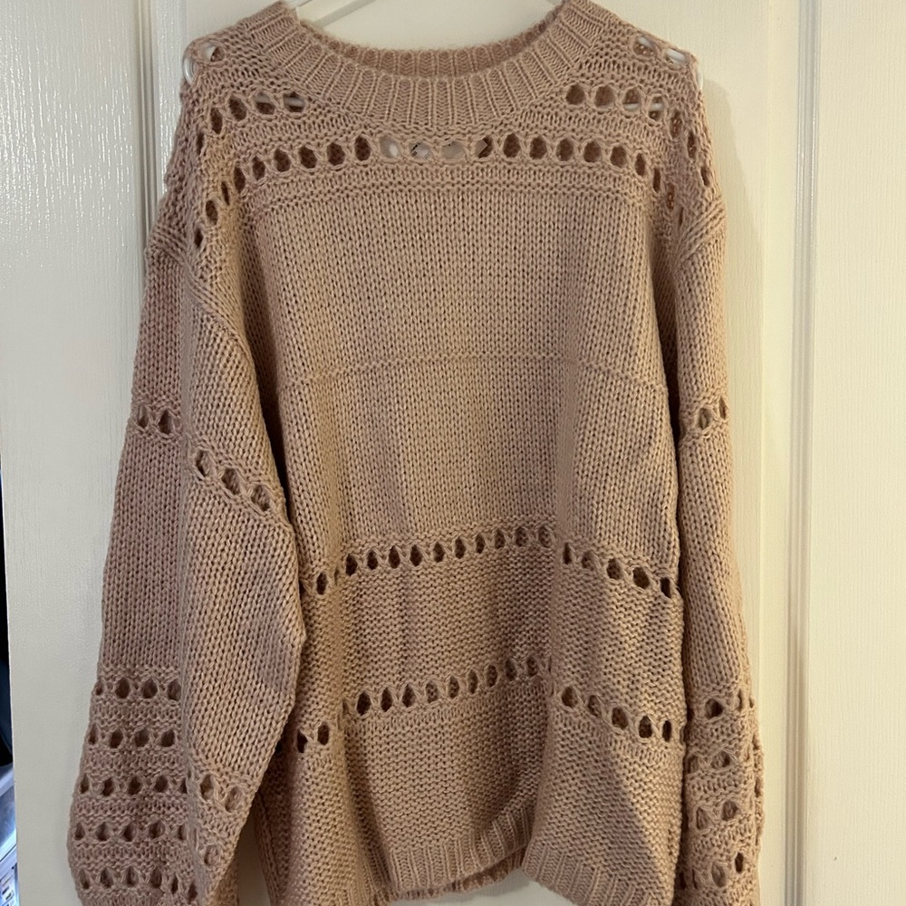 2 for $20 NWT Vine & Love Dusty Pink Knit Sweater